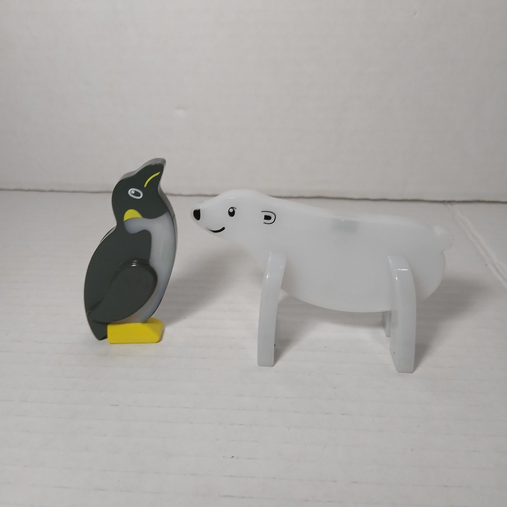 Magna Tiles Arctic Animals Polar Bear & Penguin ONLY No Tiles Only Animals